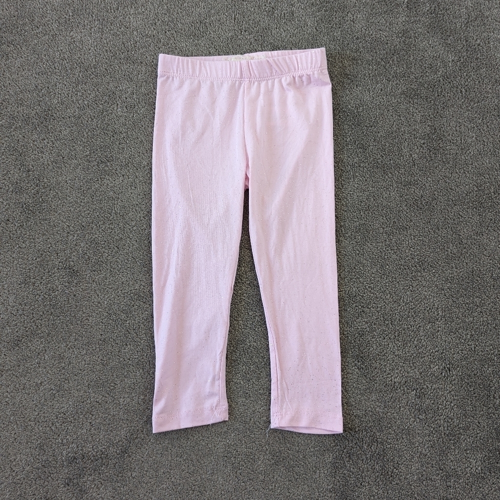 Btween Girl's Pink Legging Size 2T Sparkling Gray
